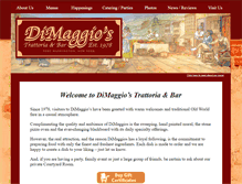 Tablet Screenshot of dimaggios.net